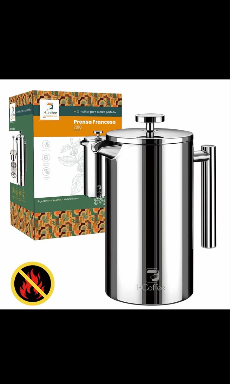 Prensa francesa de inox